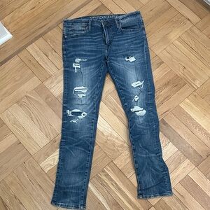 American Eagle Outfitters Men’s Dark Blue Denim Jeans